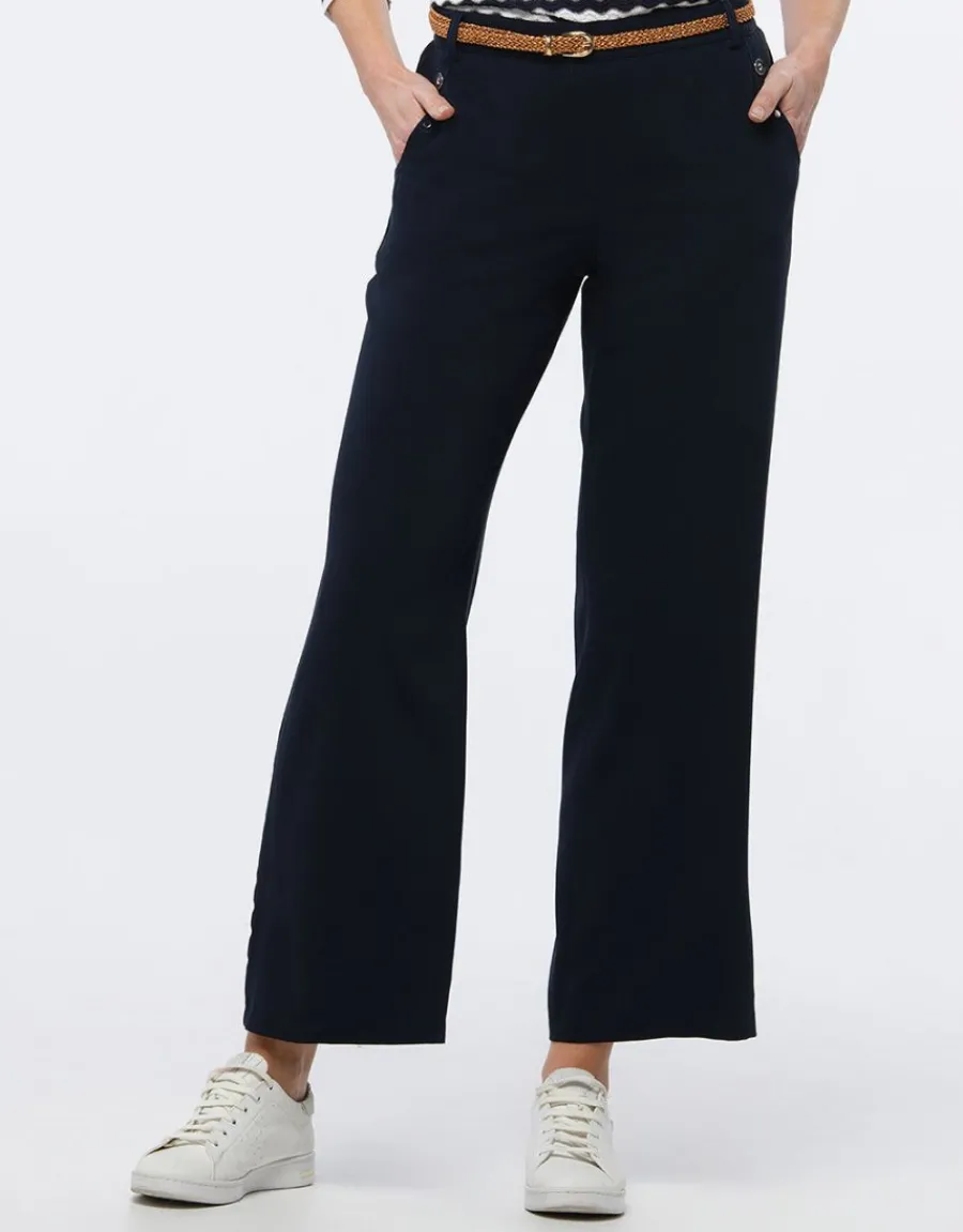 Christine Laure Larges|Pantalons*Pantalon large chic bleu
