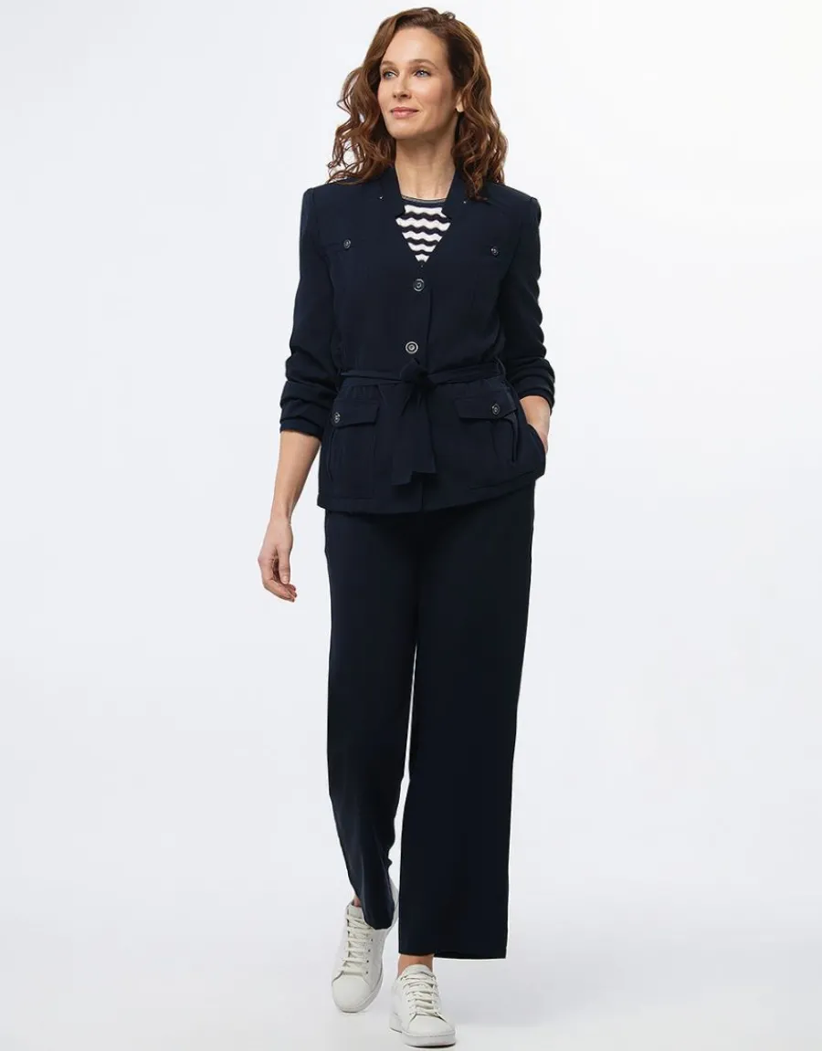 Christine Laure Larges|Pantalons*Pantalon large chic bleu