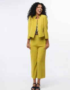 Christine Laure Larges|Pantalons*Pantalon large vert anis