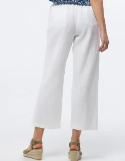 Christine Laure Larges|Pantalons*Pantalon lin blanc 7/8ème
