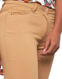 Christine Laure Droits|Pantalons*Pantalon marron taupe