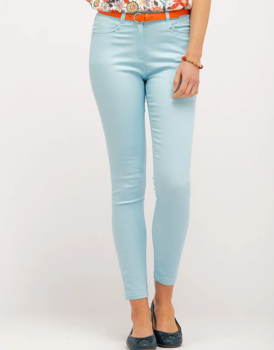 Christine Laure Slims|Pantalons*Pantalon 7/8ème ciel