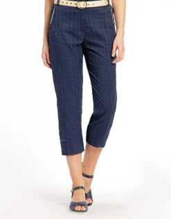 Christine Laure Droits|Pantalons*Pantalon 7/8ème marine