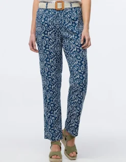 Christine Laure Droits|Pantalons*Pantalon 7/8ème motif