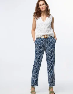 Christine Laure Droits|Pantalons*Pantalon 7/8ème motif