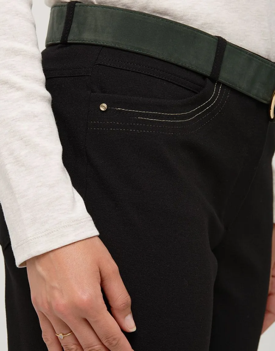 Christine Laure Larges|Pantalons*Pantalon milano noir