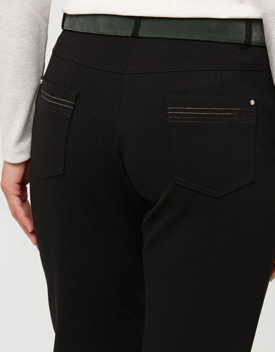Christine Laure Larges|Pantalons*Pantalon milano noir