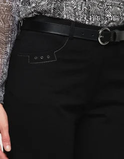 Christine Laure Larges|Droits*Pantalon Milano noir