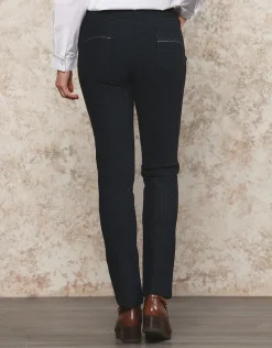 Christine Laure Ajustés|Pantalons*Pantalon Milano Noir bleu