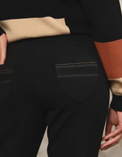 Christine Laure Ajustés|Pantalons*Pantalon milano noir chic