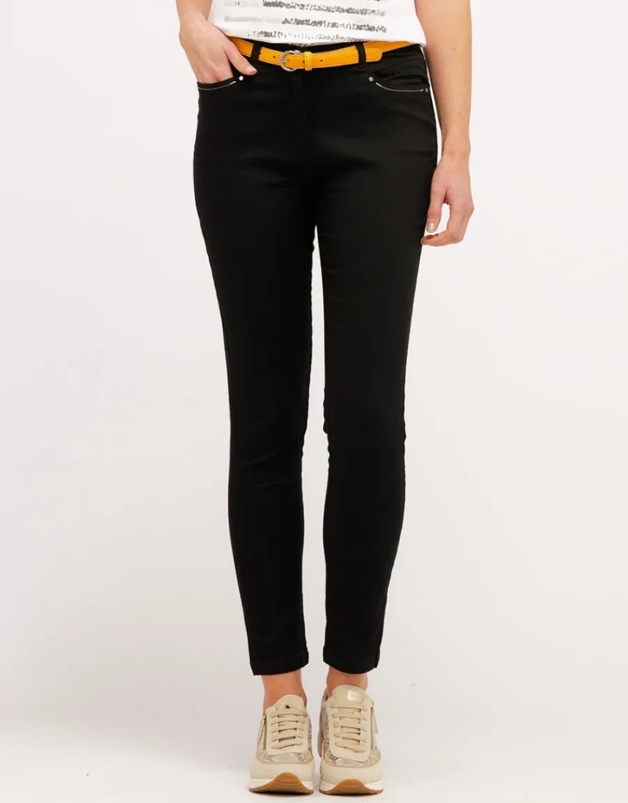 Christine Laure Slims|Pantalons*Pantalon noir stretch