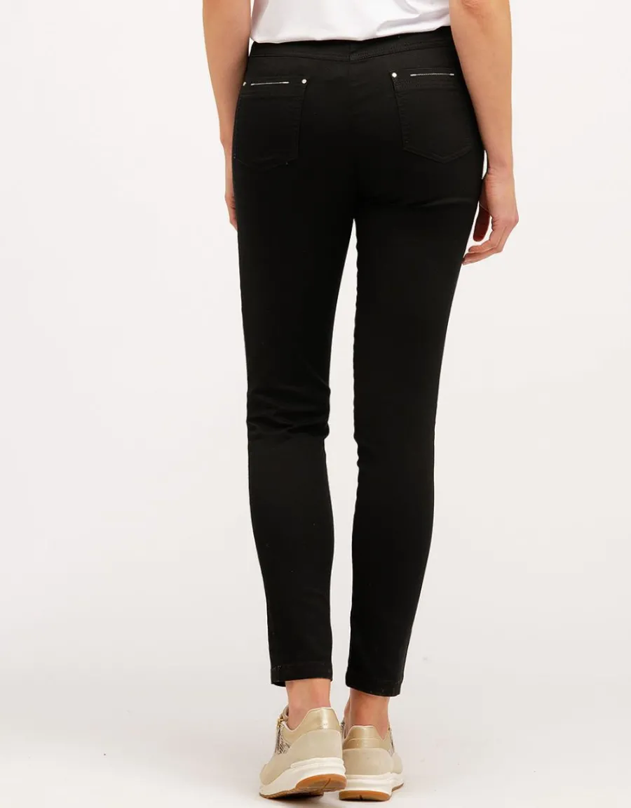 Christine Laure Slims|Pantalons*Pantalon noir stretch