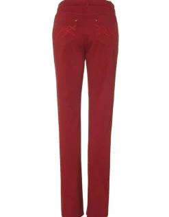 Christine Laure Ajustés|Pantalons*Pantalon rouge en coton