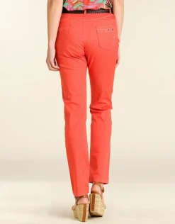 Christine Laure Slims|Pantalons*Pantalon rouge slim