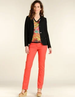 Christine Laure Slims|Pantalons*Pantalon rouge slim