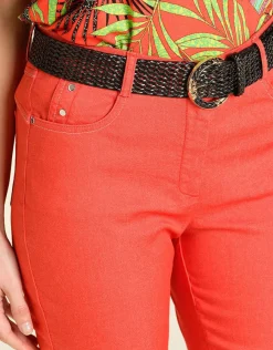 Christine Laure Slims|Pantalons*Pantalon rouge slim