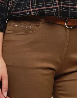 Christine Laure Slims|Pantalons*Pantalon slim marron