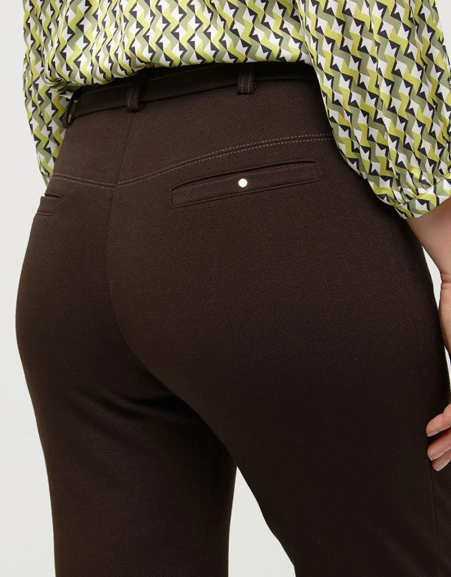 Christine Laure Slims|Pantalons*Pantalon slim marron