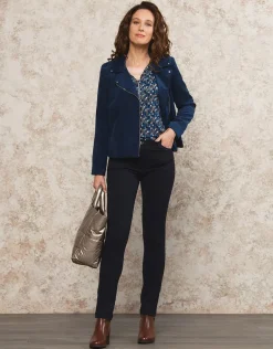 Christine Laure Slims|Pantalons*Pantalon slim Milano bleu