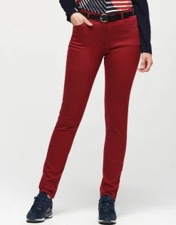 Christine Laure Slims|Pantalons*Pantalon slim rouge