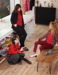 Christine Laure Slims|Pantalons*Pantalon slim rouge