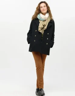 Christine Laure Slims|Pantalons*Pantalon suédine marron