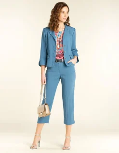 Christine Laure Ajustés|Pantalons*Pantalon tailleur bleu