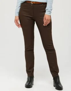 Christine Laure Slims|Pantalons*Pantalon toile enduite