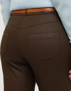 Christine Laure Slims|Pantalons*Pantalon toile enduite