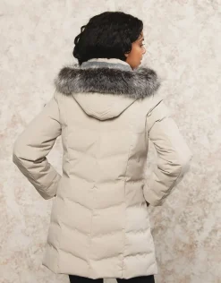 Christine Laure Doudounes|Parkas*Parka à capuche sable