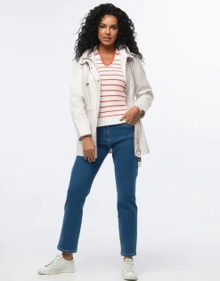 Christine Laure Parkas|Parkas*Parka beige nacré