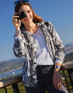 Christine Laure Parkas|Parkas*Parka feuillages gris