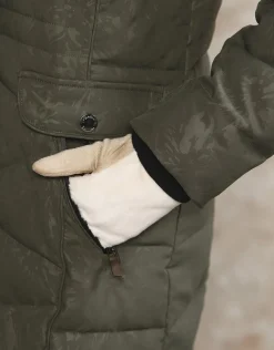 Christine Laure Doudounes|Parkas*Parka kaki imprimée