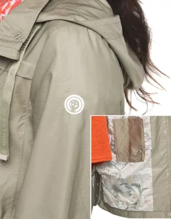 Christine Laure Parkas|Parkas*Parka légère vert kaki