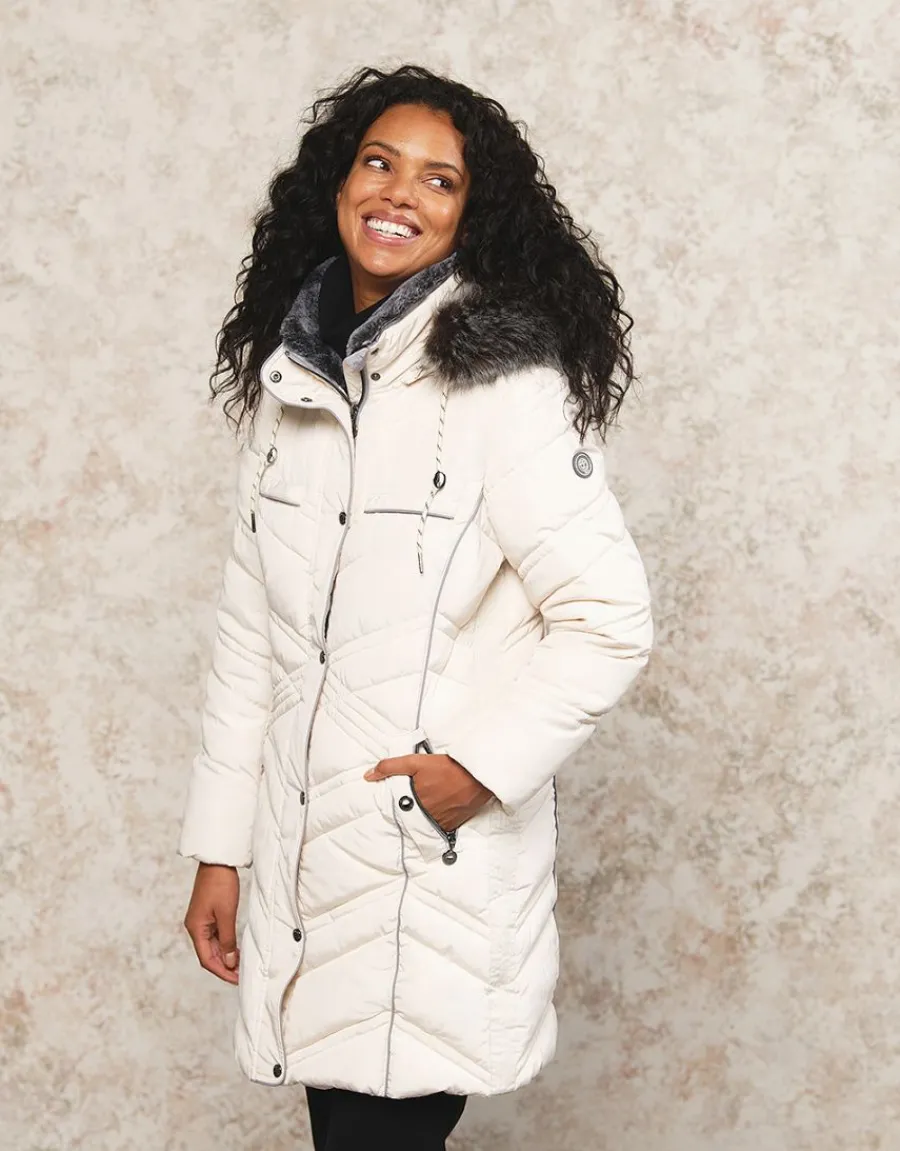 Christine Laure Doudounes|Parkas*Parka longue écrue