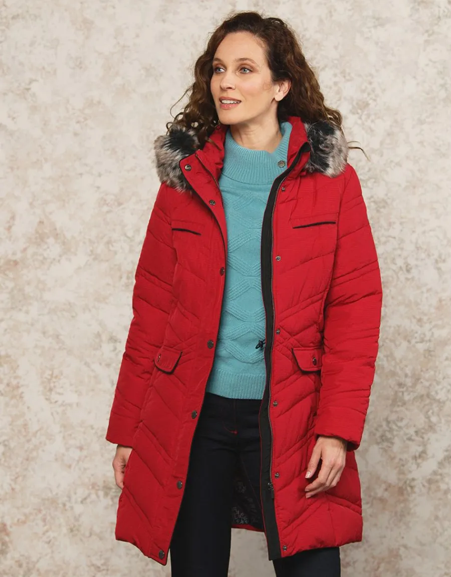 Christine Laure Doudounes|Parkas*Parka longue rouge
