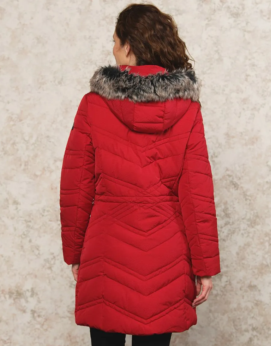 Christine Laure Doudounes|Parkas*Parka longue rouge