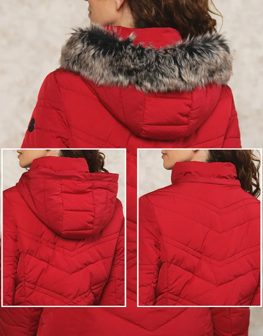 Christine Laure Doudounes|Parkas*Parka longue rouge