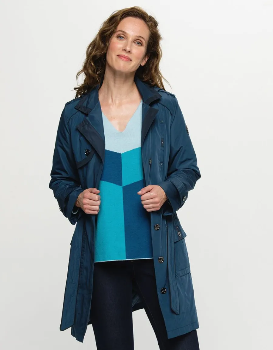 Christine Laure Doudounes|Parkas*Parka trench bleu