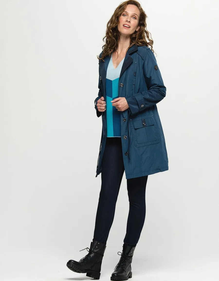 Christine Laure Doudounes|Parkas*Parka trench bleu