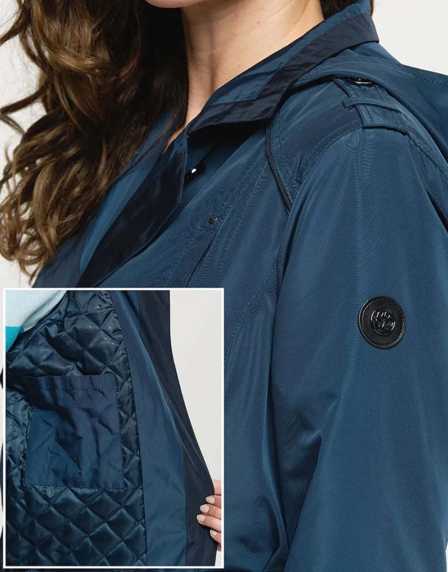 Christine Laure Doudounes|Parkas*Parka trench bleu