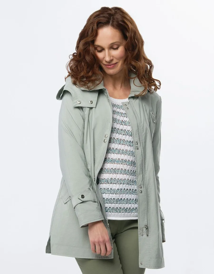 Christine Laure Parkas|Parkas*Parka vert amande