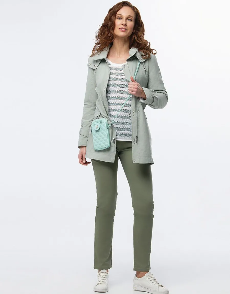 Christine Laure Parkas|Parkas*Parka vert amande