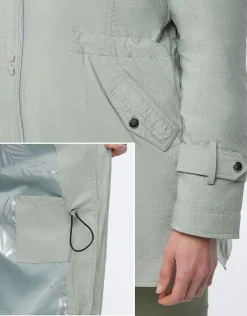 Christine Laure Parkas|Parkas*Parka vert amande