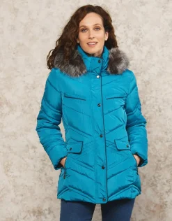 Christine Laure Doudounes|Parkas*Parkas longue bleue