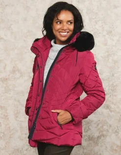 Christine Laure Doudounes|Parkas*Parkas mi- longue fushia