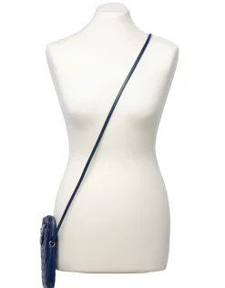 Christine Laure Maroquinerie|Accessoires*Pochette bandoulière bleu