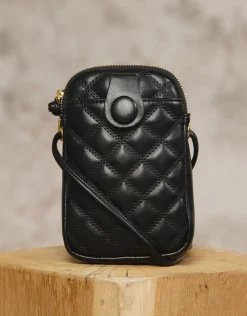 Christine Laure Maroquinerie|Accessoires*Pochette bandoulière noir