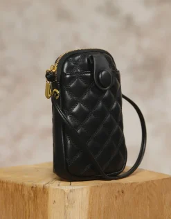 Christine Laure Maroquinerie|Accessoires*Pochette bandoulière noir