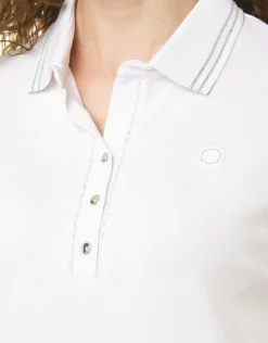 Christine Laure T-shirts|Hauts*Polo coton blanc